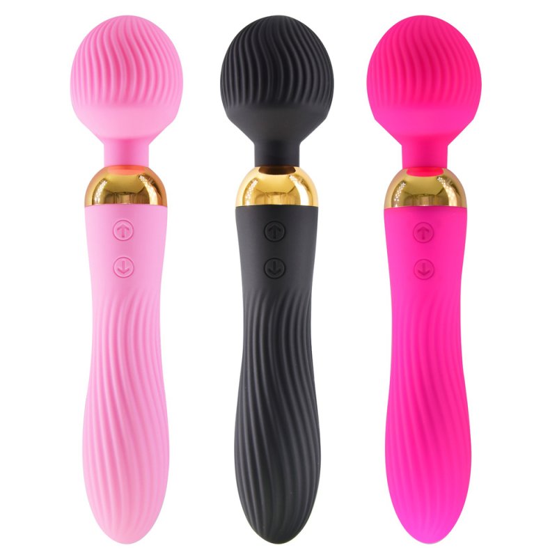 (image for) Magnetic Charging Double Head Wand Vibrator
