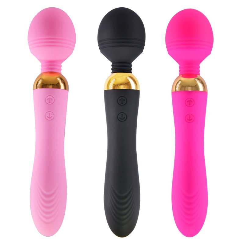 (image for) Magnetic Charging Double Head Wavy Vibrator