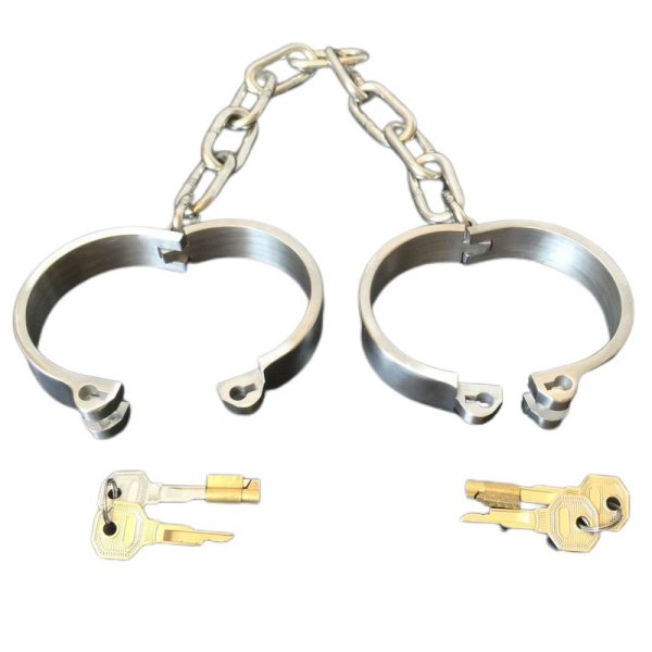 (image for) Plug Key Steel Wrist/Ankle Cuffs