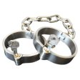 (image for) Plug Key Steel Wrist/Ankle Cuffs