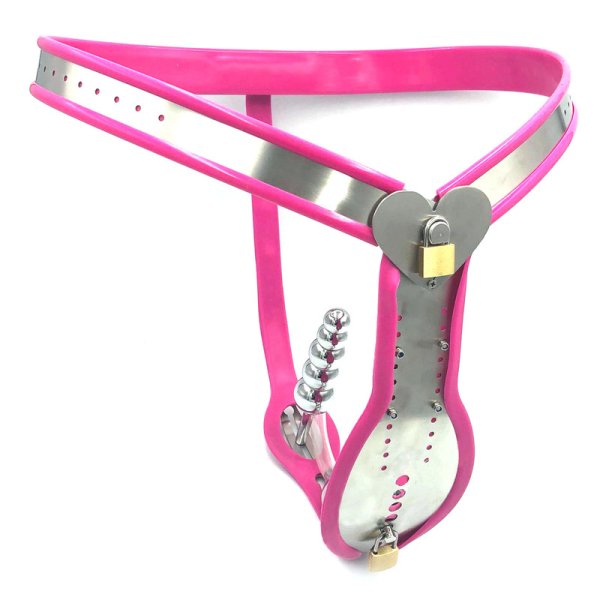 (image for) Heart Belt Male Chastity With Penis Sounds