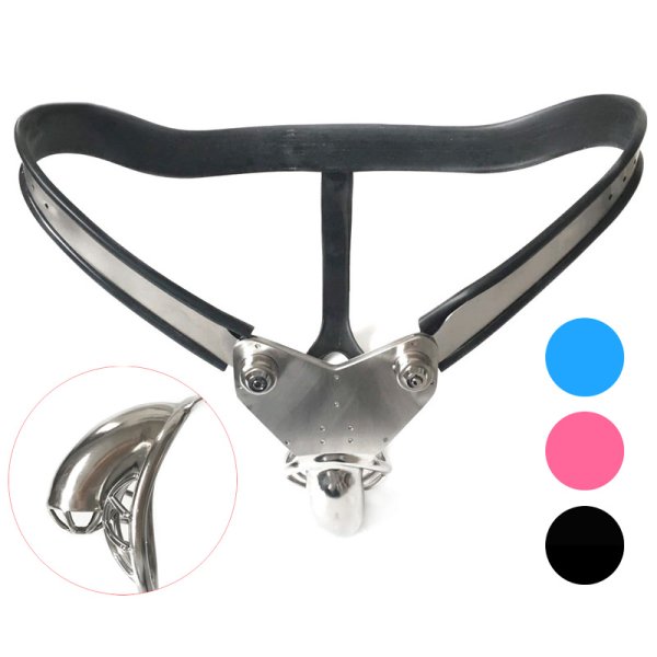 (image for) EMCC Hollow Cage Chastity Belt With Ass Hole