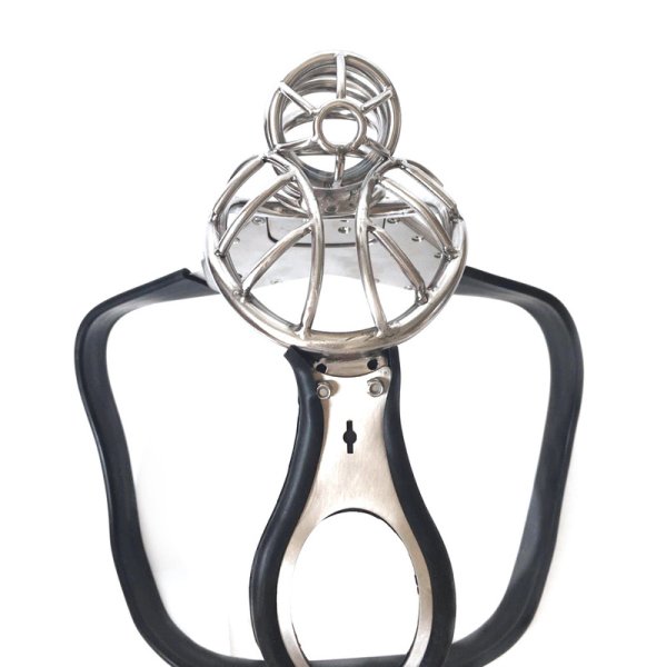 (image for) EMCC Hollow Cock Cage Chastity With Ass Hole
