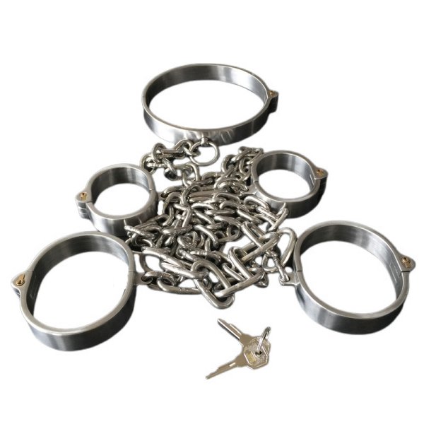 (image for) Plug Key Steel Collar To Wrist and Ankle Kit