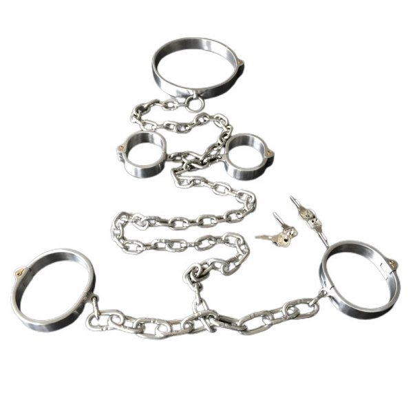 (image for) Plug Key Steel Collar To Wrist and Ankle Kit