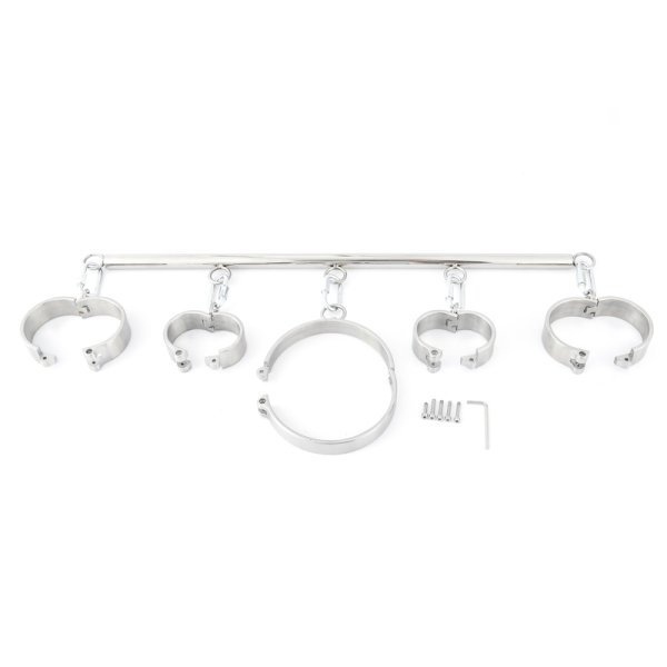 (image for) Plug Key Steel Cuffs and Collar Spreaders