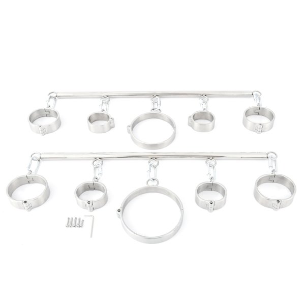 (image for) Plug Key Steel Cuffs and Collar Spreaders