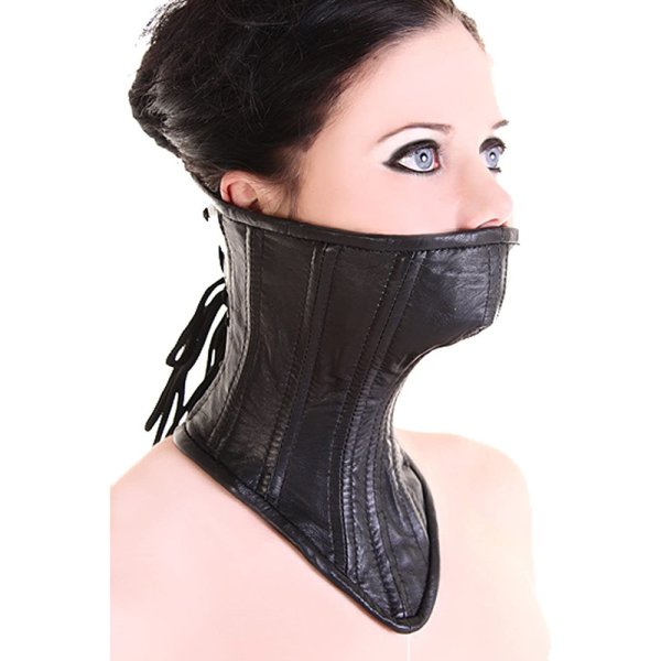 (image for) Neck Corset Neck Corsage Lamb Leather