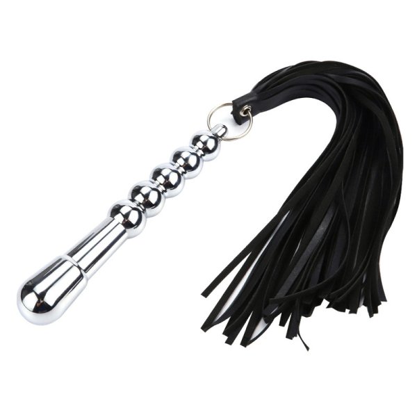 (image for) Metal Handle With Leather Whip