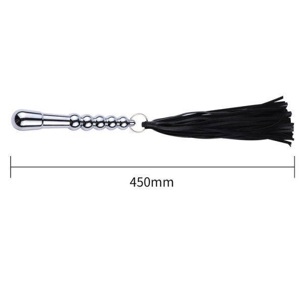 (image for) Metal Handle With Leather Whip