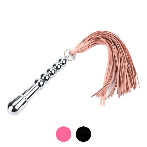 (image for) Metal Handle With Leather Whip