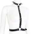 (image for) Spike Nail Collar to Waist Harness