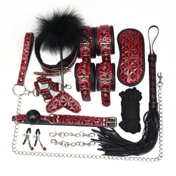 (image for) Diamond Pattern Plush Bondage Kit