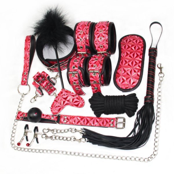 (image for) Diamond Pattern Plush Bondage Kit