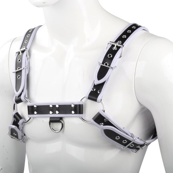 (image for) Black With Red Edge Chest Harness
