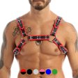(image for) Black With Red Edge Chest Harness