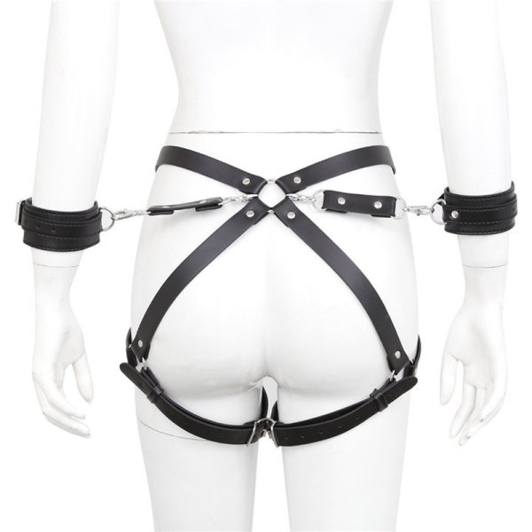 (image for) Leg Harness With Handcuffs