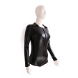 (image for) Black Ultra-Shine PVC Mini Dress