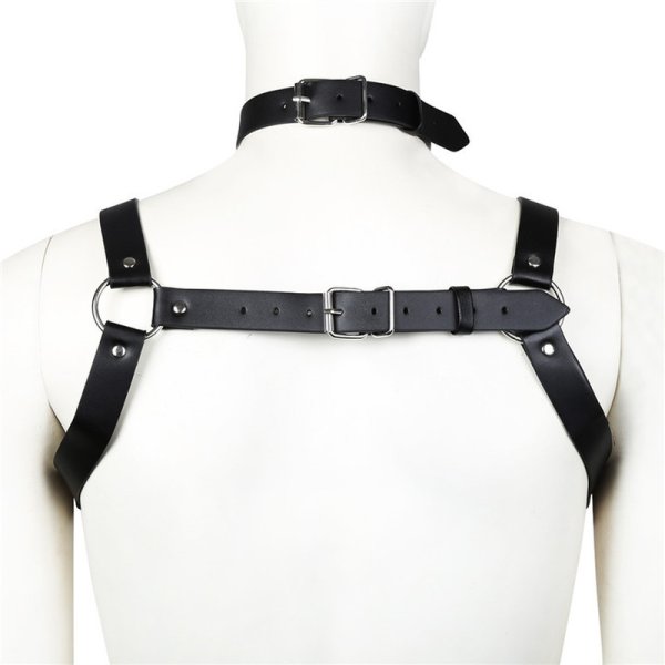 (image for) Chest Harness Belt With Collar