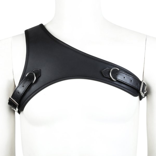 (image for) One Shoulder Adjustable Bondage Harness