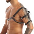 (image for) One-shoulder Strap Body Chest Half Harness Belt