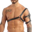 (image for) One-shoulder Strap Body Chest Half Harness Belt