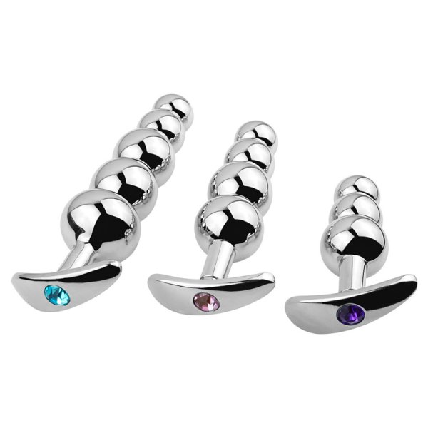 (image for) Stainless Steel Anal Beads