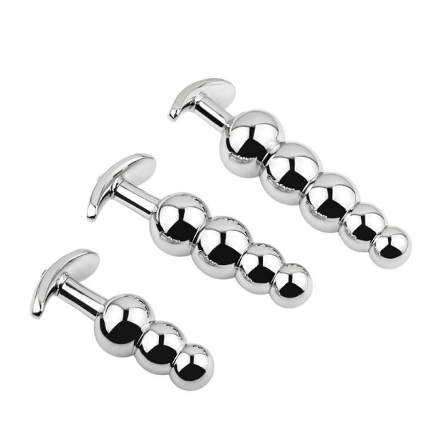 (image for) Stainless Steel Anal Beads