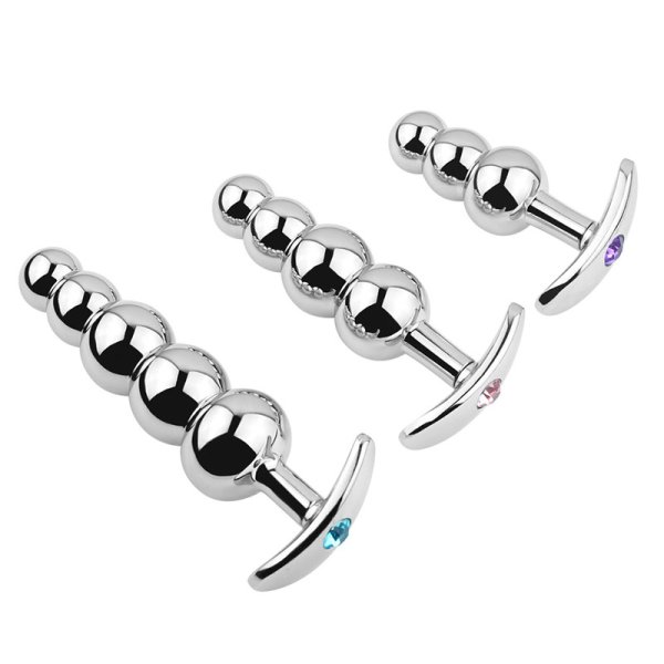 (image for) Stainless Steel Anal Beads