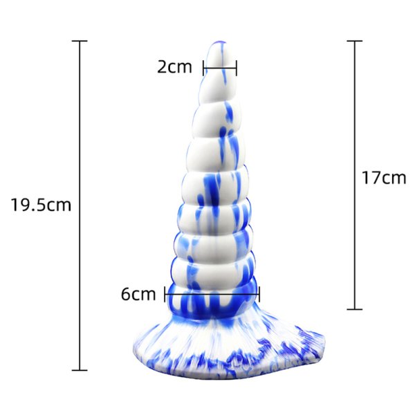 (image for) Blue And White 01 Butt Plug