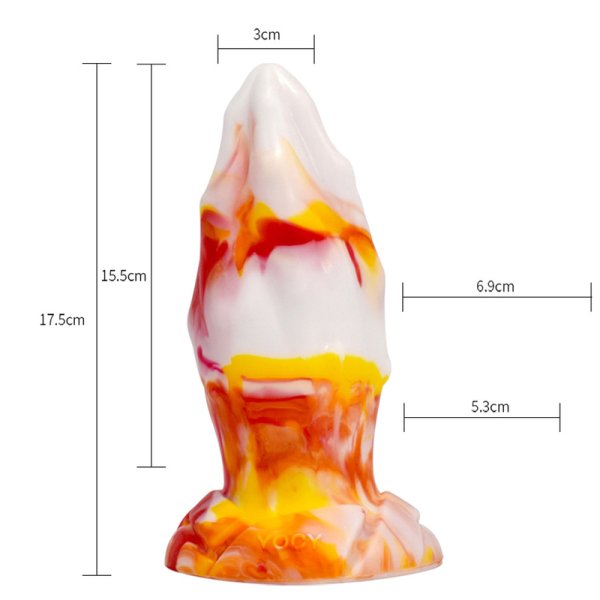 (image for) Graffiti Multicolor Butt Plug - 02