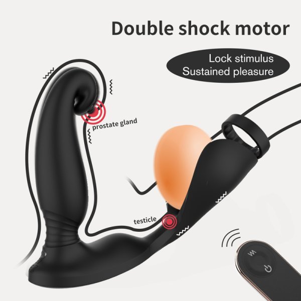 (image for) Raptor Prostate Vibrator With Cock Ring