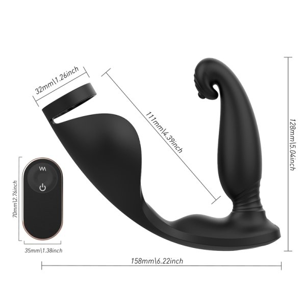 (image for) Raptor Prostate Vibrator With Cock Ring