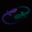(image for) Dog Tail Silicone Butt Plug - Luminous