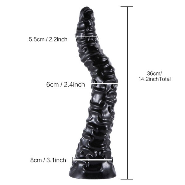 (image for) Unicorn 14.2" Silicone Butt Plug
