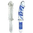 (image for) Large Glass Dildo With Handle