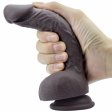 (image for) Lifelike 7.7"/19.5 cm Realistic Dildo - Wound
