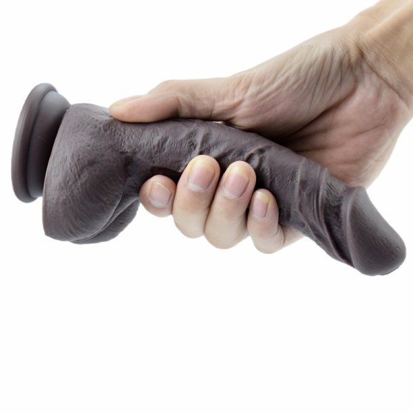 (image for) Lifelike 7.7"/19.5 cm Realistic Dildo - Wound