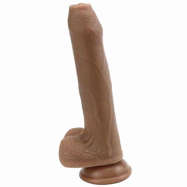 (image for) Lifelike 8.7"/22 cm Realistic Dildo - Foreskin