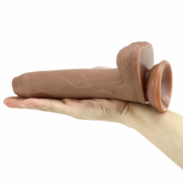 (image for) Lifelike 8.7"/22 cm Realistic Dildo - Foreskin