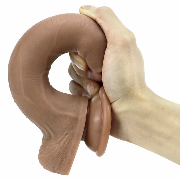 (image for) Lifelike 8.7"/22 cm Realistic Dildo - Foreskin