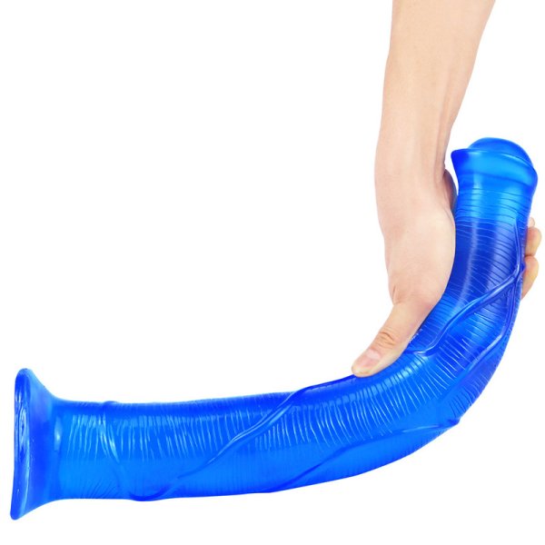 (image for) Realistic Colorful 16.9"/43 cm Dildo - Elephant