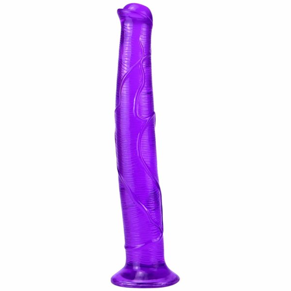 (image for) Realistic Colorful 16.9"/43 cm Dildo - Elephant
