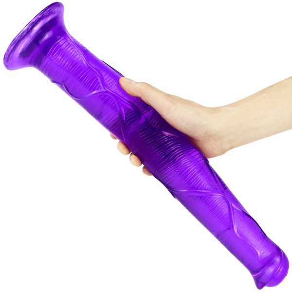 (image for) Realistic Colorful 16.9"/43 cm Dildo - Elephant