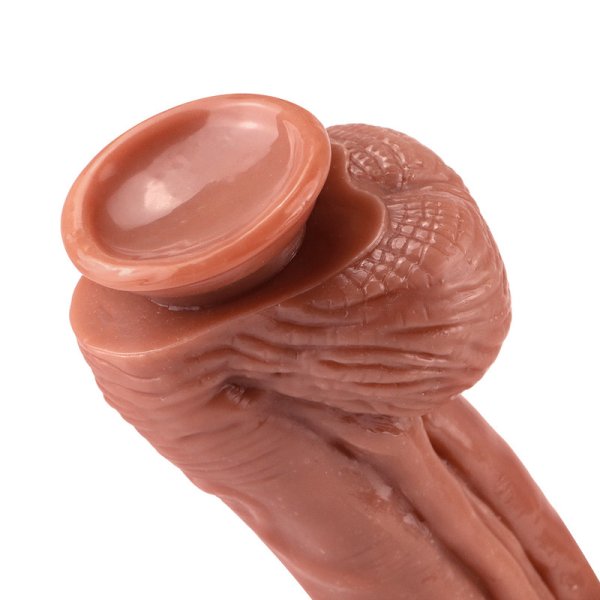 (image for) Realistic Colorful PVC Dildo - Fat
