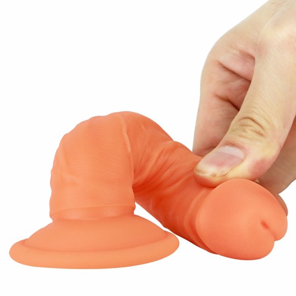 (image for) Lifelike Silicone 6.3"/16 cm Dildo - Seven