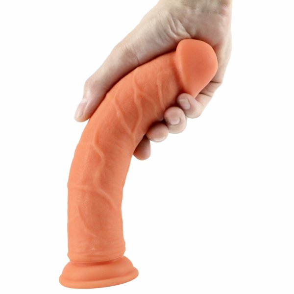 (image for) Lifelike Silicone 9.3"/23.5 cm Dildo - Lover