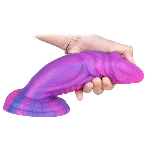 (image for) Colorful Flash 21 CM/8.2" Silicone Dildo