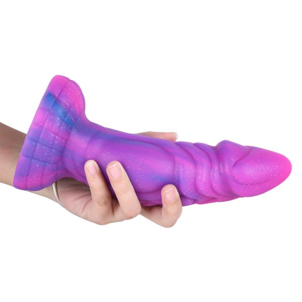 (image for) Colorful Flash 21 CM/8.2" Silicone Dildo