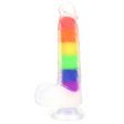 (image for) Double Layer Rainbow Dildo 7.4 inch